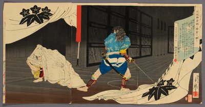 Tokimune (Soga Goro) Sluipt binnen in Yoritomo