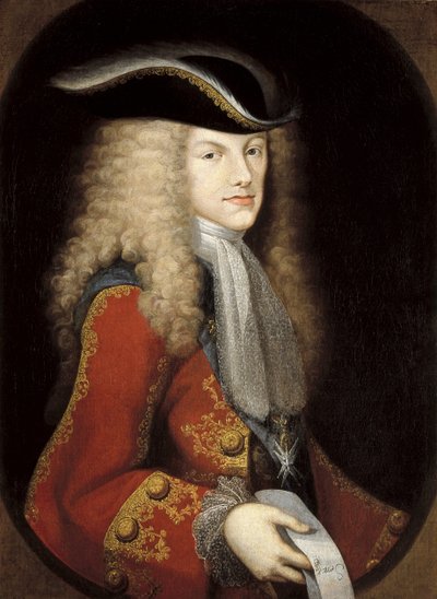 Portret van koning Filips V van Spanje (1683-1746) door Miguel Jacinto Meléndez
