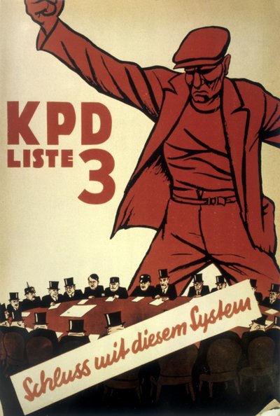 Duitse Communistische Partij (KPD) poster 