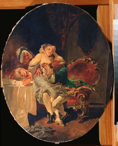 De verleider door Mihaly von Zichy