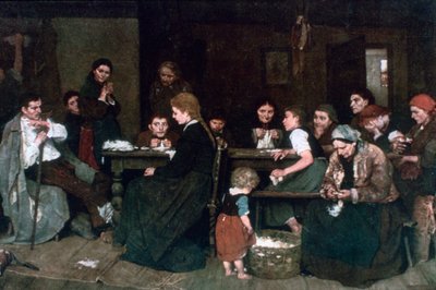 Zonder Titel, ca. 1864-1900 door Mihály Munkácsy