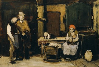De dronkaard door Mihály von Munkácsy