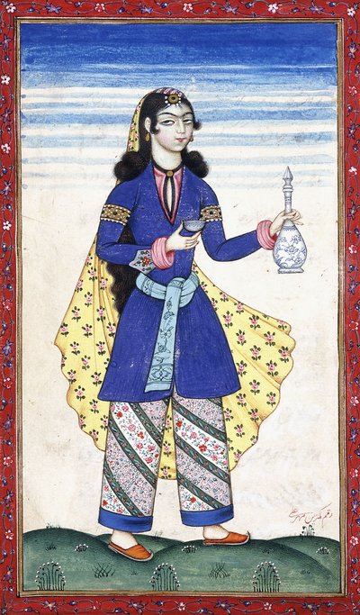 Portret van een jongeling, begin 19e eeuw door MihrAli