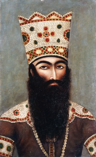 Qajar koninklijk portret; waarschijnlijk Fath 