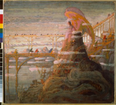 Engel (Engel Prelude) door Mikalojus Ciurlionis