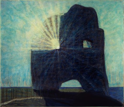 Het verleden door Mikalojus Ciurlionis