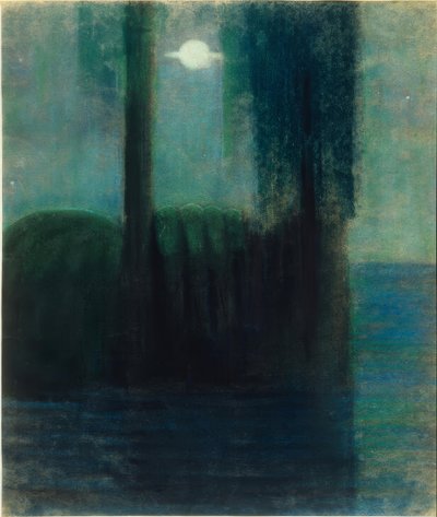 Nacht door Mikalojus Konstantinas Čiurlionis