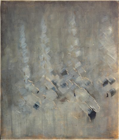 Winter (VII) door Mikalojus Konstantinas Čiurlionis