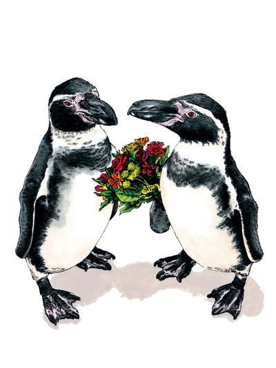 Jubileum Pinguïns op Wit, 2020 door Mike Davis