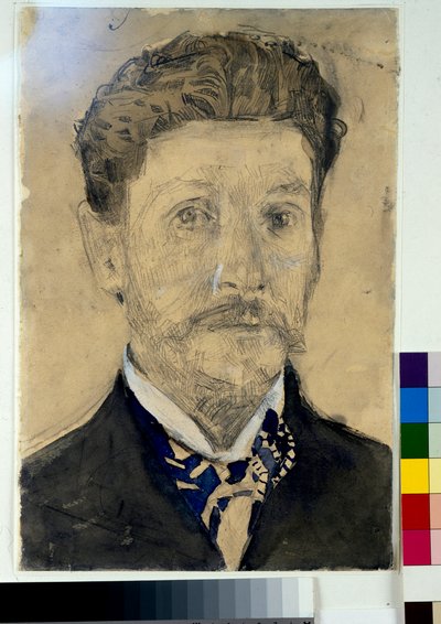 Zelfportret door Mikhail Aleksandrovich Vrubel