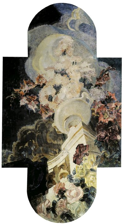 Chrysanten, 1894 door Mikhail Aleksandrovich Vrubel