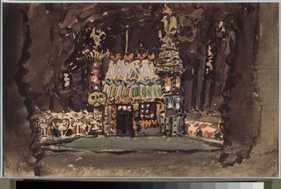 Decorontwerp voor de opera 