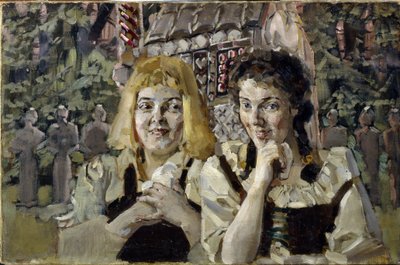 Hans en Grietje door Mikhail Aleksandrovich Vrubel