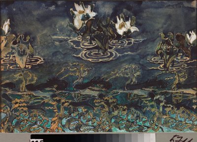 Waterlelies door Mikhail Aleksandrovich Vrubel