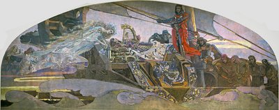 Prinses van Droom La Princesse lointaine, 1896 door Mikhail Aleksandrovich Vrubel