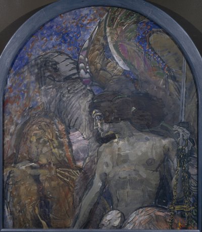 Profeet, 1898 door Mikhail Aleksandrovich Vrubel