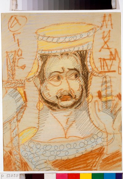 Voorstelling van de aartsengel Michaël door Mikhail Aleksandrovich Vrubel