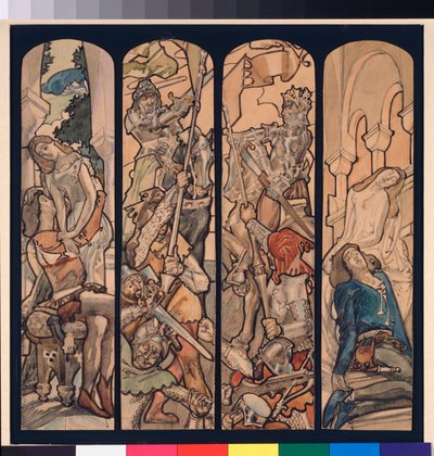 Romeo en Julia (naar het stuk van William Shakespeare) door Mikhail Aleksandrovich Vrubel