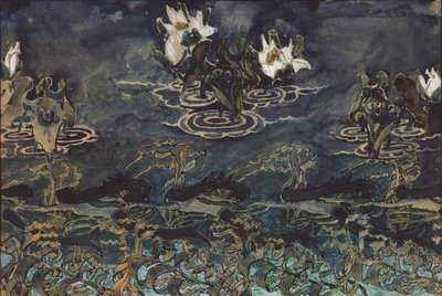 Waterlelies door Mikhail Aleksandrovich Vrubel