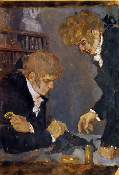 Frederic Georges Cuvier en Etienne Geoffroy Saint Hilaire door Mikhail Dmitrievich Ezuchevsky