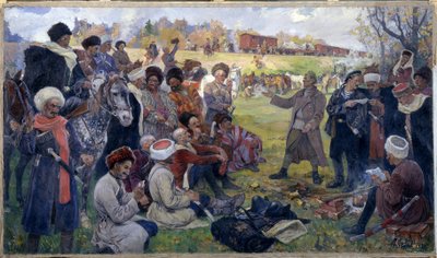De bolsjewistische opruiers in generaal Kornilov