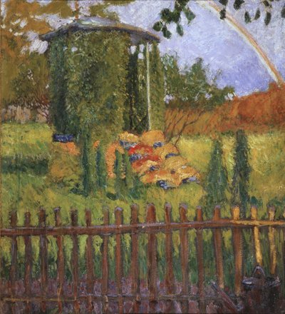 Een tuinprieel, 1907 door Mikhail Nikolayevich Yakovlev