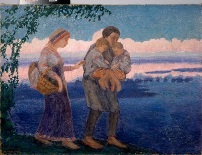 Avond Thuiskomst door Mikhail Nikolayevich Yakovlev