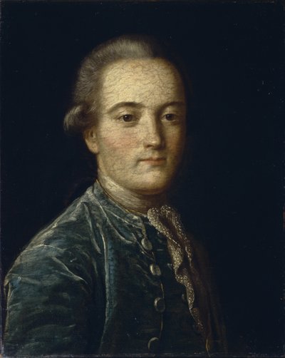 Portret van Matvei Grigoryevich Spiridov 1751-1829, 1776 door Mikhail Shibanov