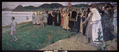 In Rusland, de volksziel door Mikhail Vasilievich Nesterov