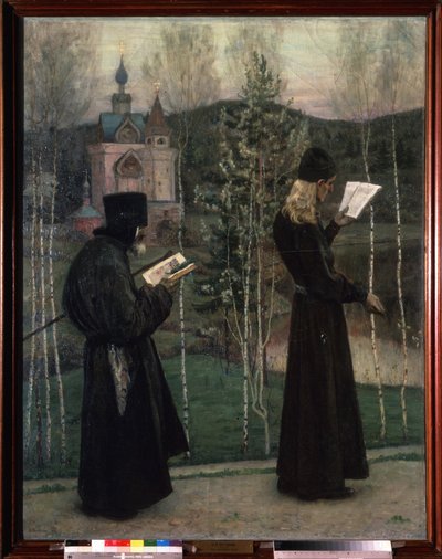 De klokken luiden door Mikhail Vasilievich Nesterov