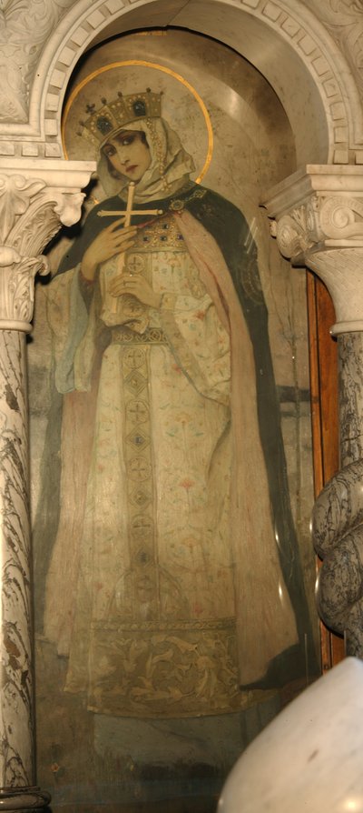 Heilige Olga, Prinses van Kiev door Mikhail Vasilievich Nesterov
