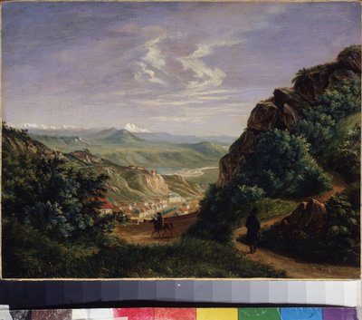 Uitzicht op Piatigorsk, Rusland door Mikhail Yuryevich Lermontov