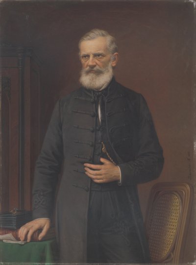 Portret van een man door Miklós Barabás
