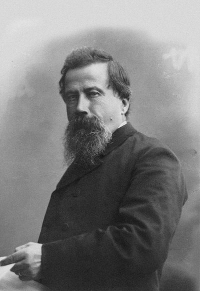 Portret van de Componist Amilcare Ponchielli 1834-1886 door Milano . Guigoni and Bossi
