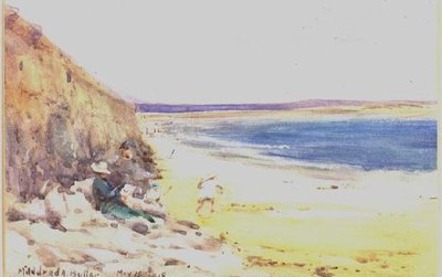 Op het strand door Mildred Anne Butler
