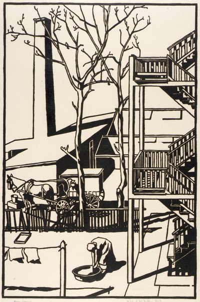 Achtertrap door Mildred McMillen