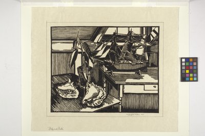 Schip en schelpen door Mildred McMillen