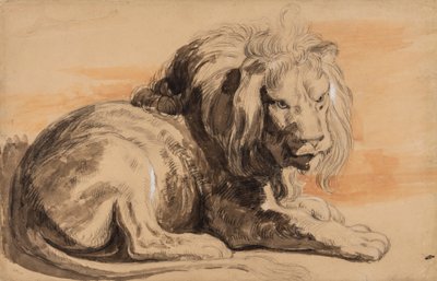 De Rubens Leeuw, c.1840 door Miles Edmund Cotman