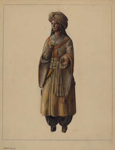 Sigarenwinkel figuur, c. 1937 door Mina Lowry