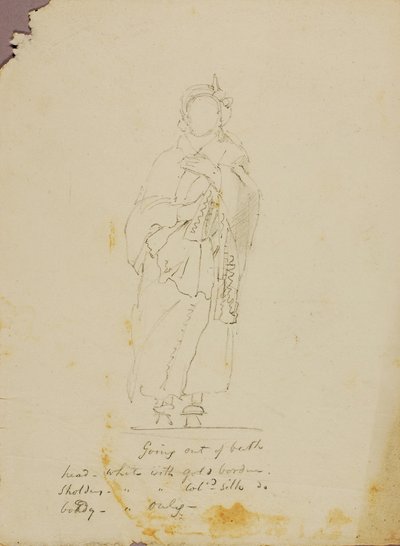 Figuur Studie (Bad verlaten) door Miner Kilbourne Kellogg
