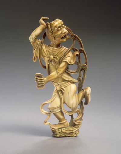 Een figuur van Kui xing door Ming Dynasty Chinese School