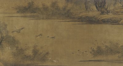 Vogels op een herfstvijver door Ming Dynasty Chinese School