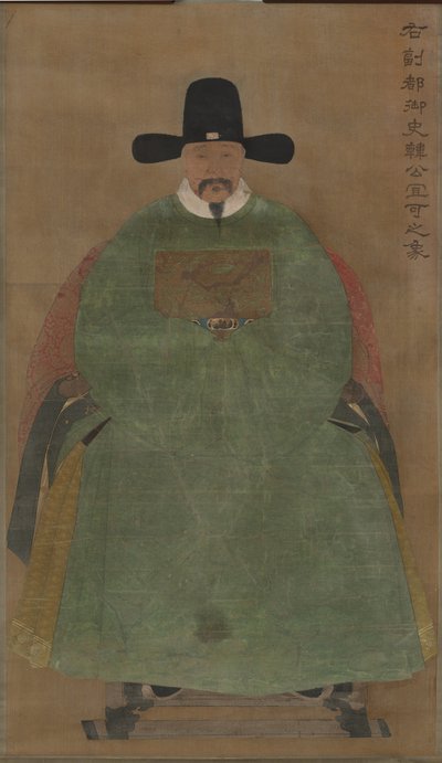 Han Yige, ca. 1368-1644 (hangende rol, kleur op zijde) door Ming Dynasty Chinese School