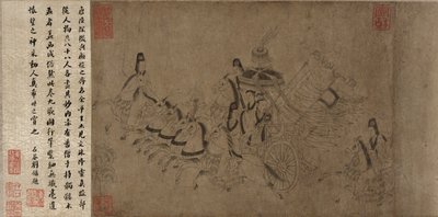 Nimf van de Luo-rivier door Ming Dynasty Chinese School