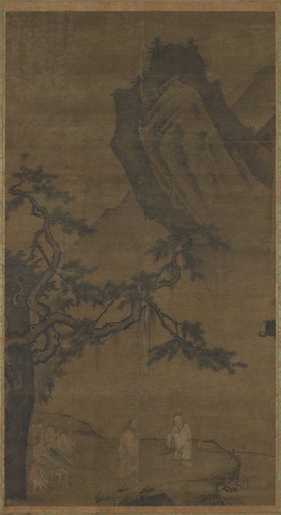 De Wijze Oproepen bij de Wei Rivier door Ming Dynasty Chinese School