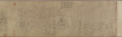 De gevangenschap van Cai Wenji, 14e-15e eeuw door Ming Dynasty Chinese School