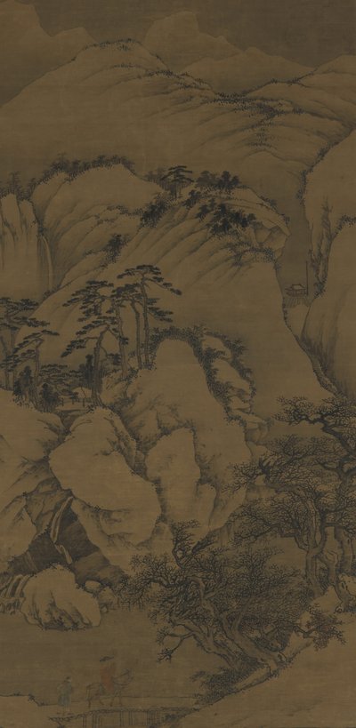 Wind en sneeuw bij Ba-brug, 15e-16e eeuw door Ming Dynasty Chinese School
