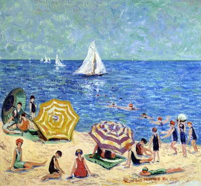 Eik Strand, ca. 1914 door Minnie Harms Neebe
