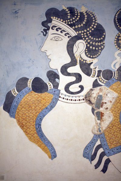 Minoïsche kunst. Details van de 