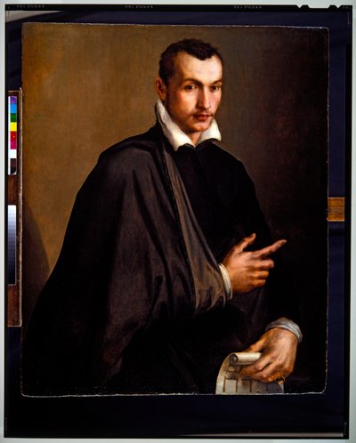 Portret van een Architect, ongedateerd door Mirabello Cavalori